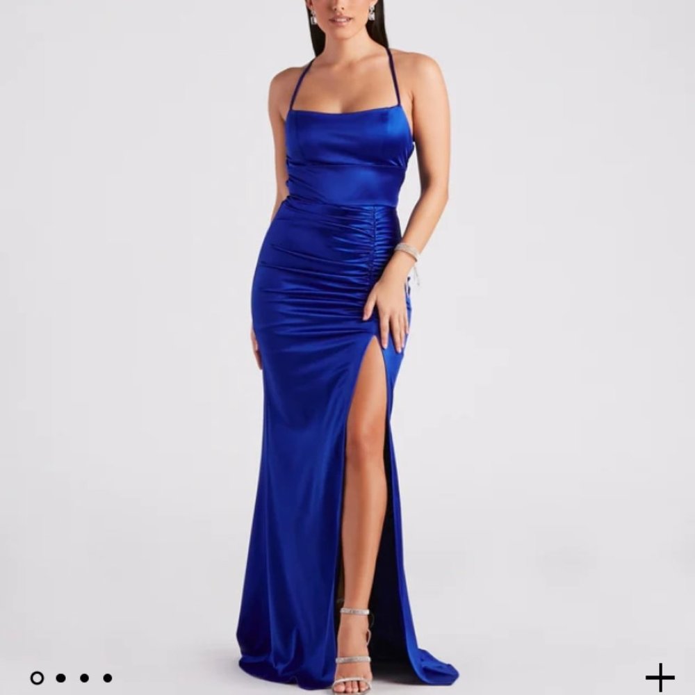 Royal blue formal dress